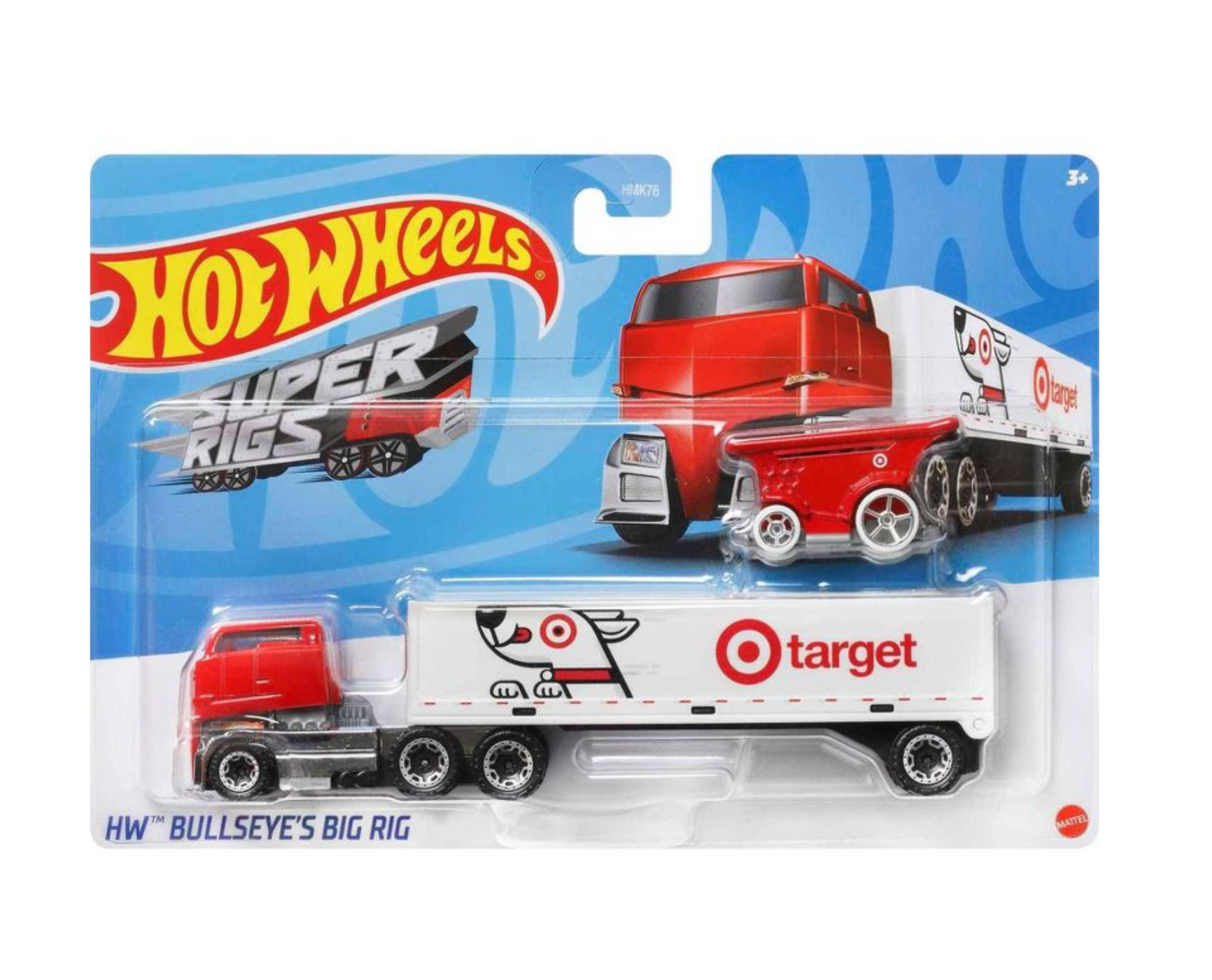 Hot Wheels 1 64 Scale Bullseye s Big Rig Vehicle Target Exclusive New with Box