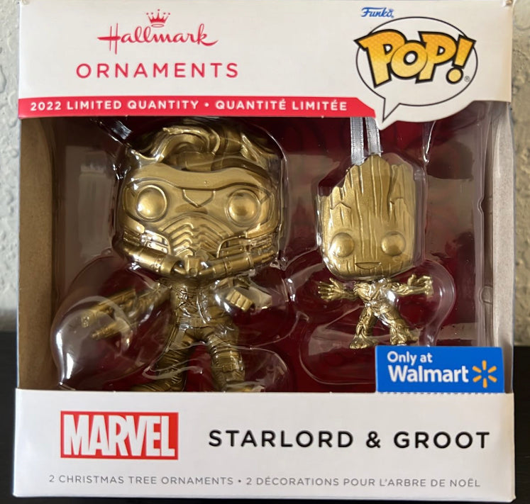 Mansion selv Gedehams Hallmark 2022 Funko Pop Starlord and Groot Marvel Christmas Ornament C – I  Love Characters