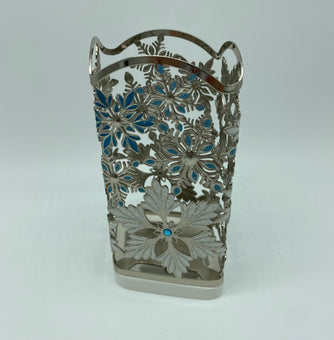 Bath and Body Works Christmas Holiday Sparkly Snowflake Foaming Soap Holder New