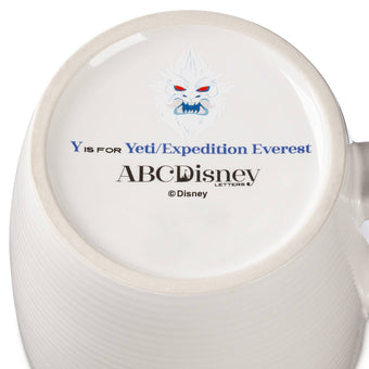 Disney Parks ABC Letters Y is for Yeti Expedition Everest Coffee Mug New