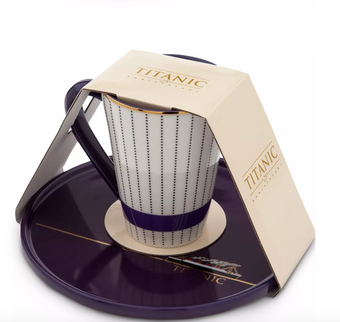 Disney Parks 25th Anniversary Titanic The Movie Mug and Plate Set New