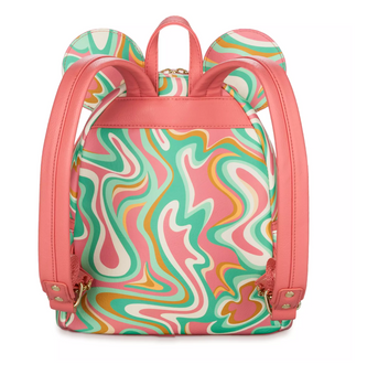 Disney Parks Mickey Swirl Loungefly Mini Backpack New with Tag