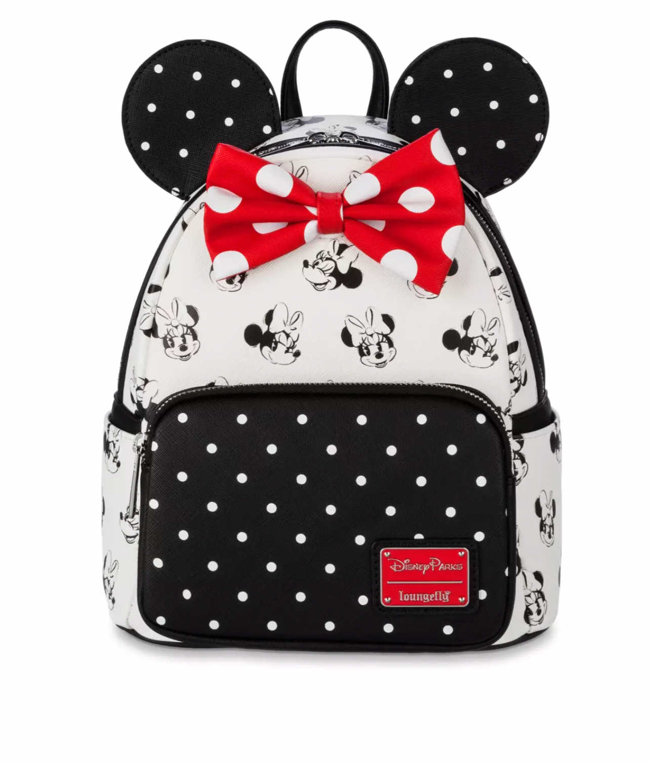 Disney Parks Minnie Black and Red Polka Dot Mini Backpack  display picture 1