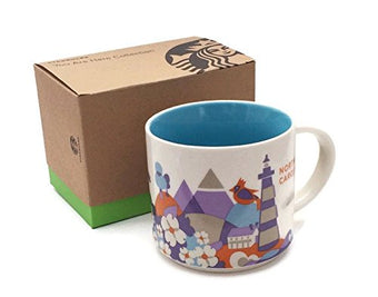 Starbucks You Are Here North Carolina Ceramic Coffee Mug New with Box