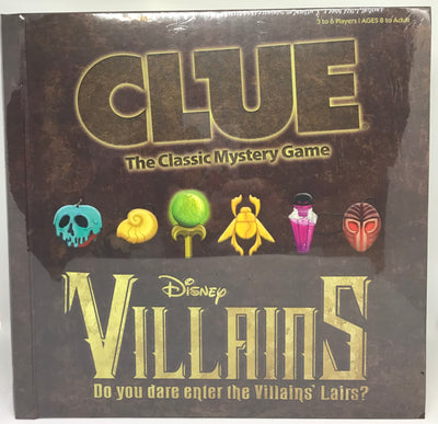 Disney Parks Disney Villains Theme Park Edition Clue Game Maleficent Ursula New