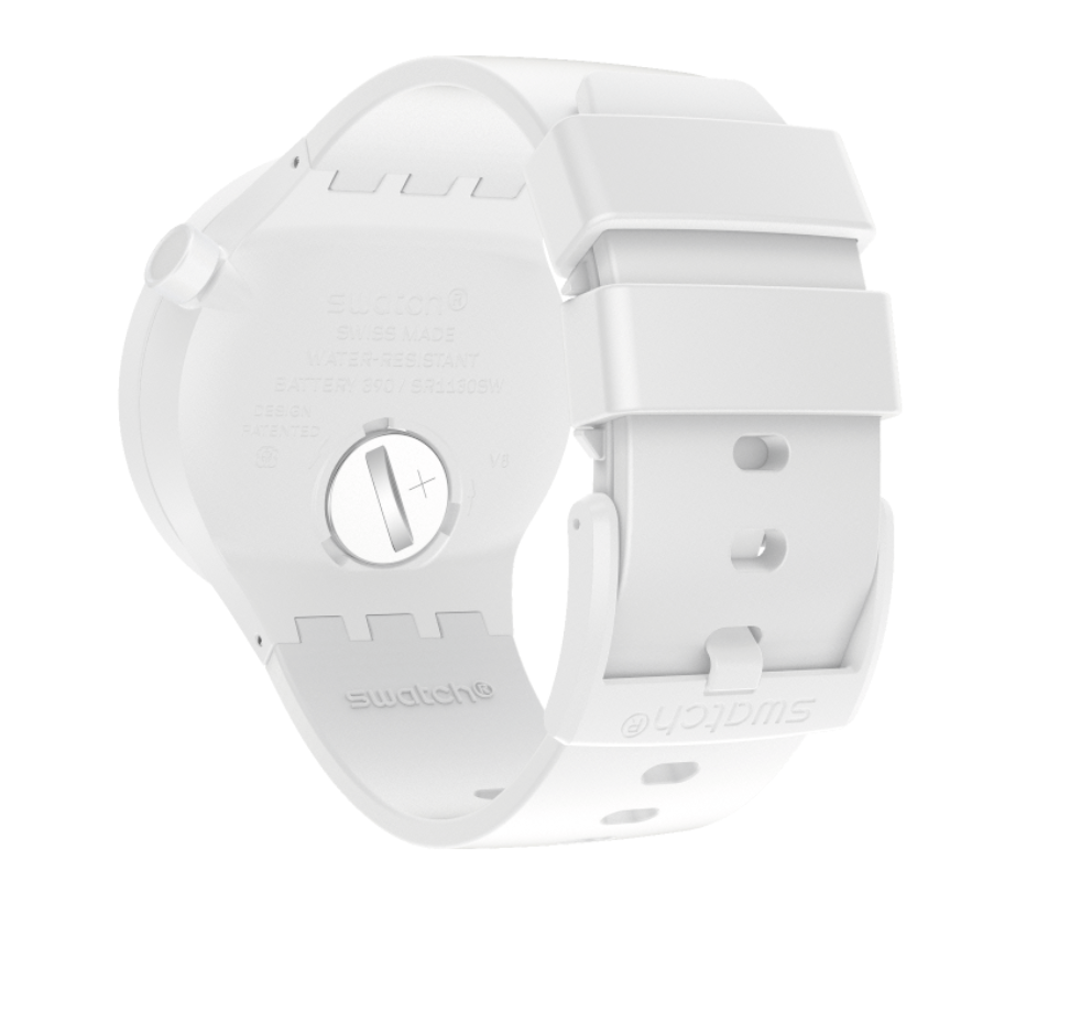 Swatch Big Bold Next Bioceramic C- White Watch New with Box