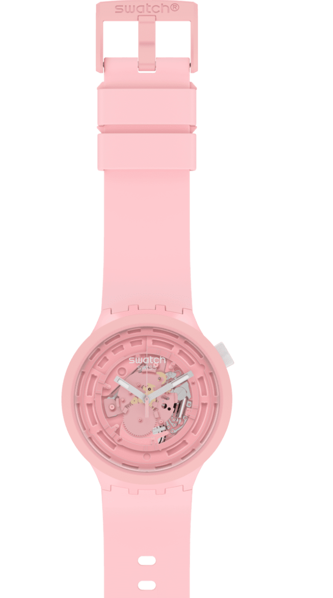 Swatch Big Bold Next Bioceramic C- Pink Watch New with Box