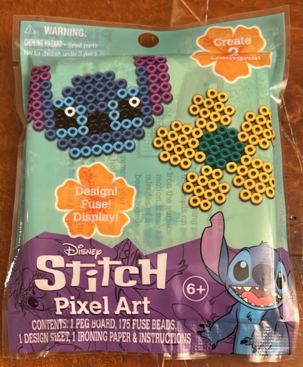Stitch Pixel Art Activity, Blue