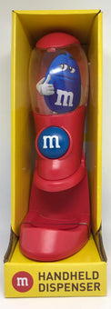 M&M's World Red Handheld Dispenser Candy Dispenser New with Box