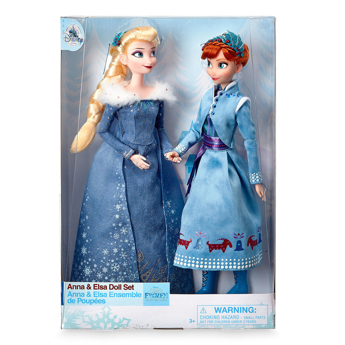 Disney Olaf s Frozen Adventure Anna and Elsa Doll Set New with Box I Love Characters