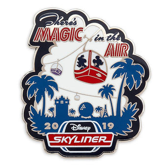 Disney Parks Mickey and Minnie 2019 Skyliner There is Magic in the Air Pin New