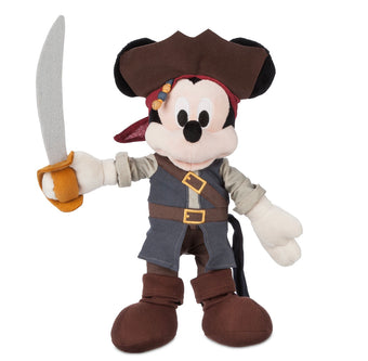 Disney Parks Mickey Mouse Pirates Of The Caribbean 11" Plush Doll New