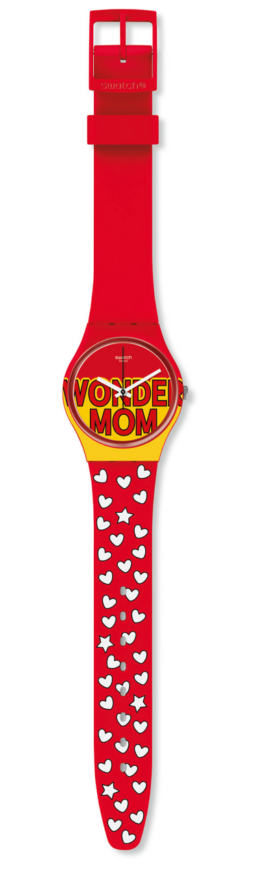 Swatch 2020 Mother Day I Am Wonder Mom Limited Watch with Socks New with Box