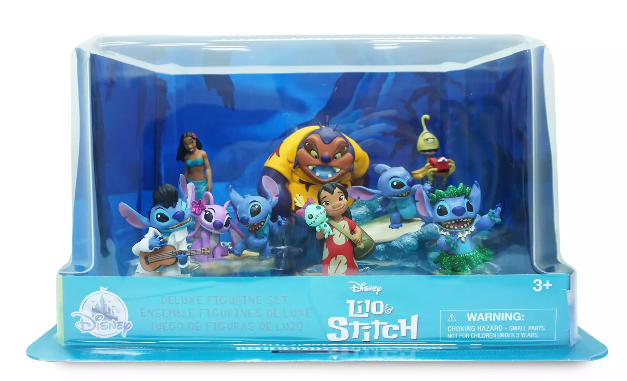 Disney Lilo And Stitch 4 Surfer Stitch Mini Pvc Figure Figurine Cake  Topper Collectible Toy 