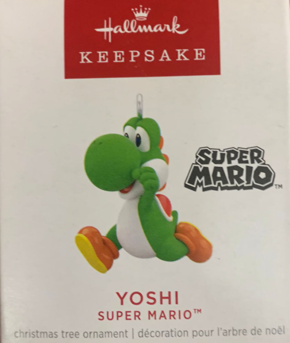 Hallmark 2022 Mini Nintendo Super Mario Yoshi Christmas Ornament