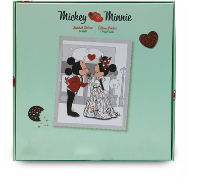 Disney Mickey and Minnie Limited Edition Valentine's Day Doll Set New with Box