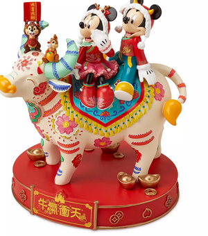 Disney Parks Mickey and Friends Lunar New Year 2021 Statue Limited New with Box