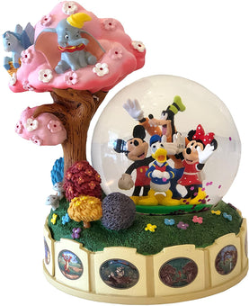 Disney Parks Shanghai Mickey & Friends Dumbo Pegasus Snowglobe New with Box