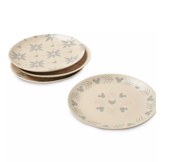 Disney Homestead Mickey Icon Salad Plate Set New with Tag