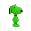 Hallmark Peanuts Snoopy Rainbow Green Ornament New with Tag
