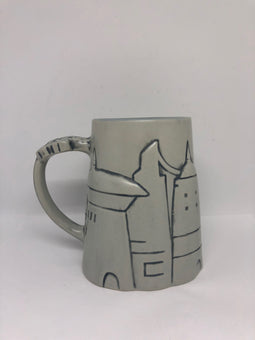Disney Parks Star Wars Galaxy's Edge Black Spire Outpost R2-D2 Coffee Mug New