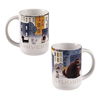 Universal Studios The Secret Life of Pets Etched Ceramic Mug New