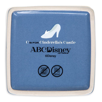 Disney Parks ABC Letters C is for Cinderella Castle WDW Ceramic Trinket Box New