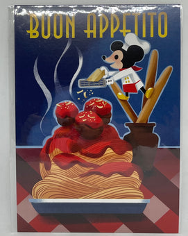 Disney Parks Mickey Buon Appetito by Ann Shen Postcard Wonderground Gallery New