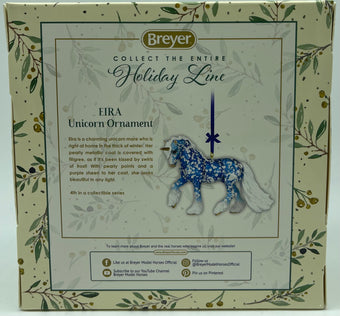Breyer Horses 2021 Holiday Eira Unicorn Christmas Ornament New with Box