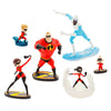 Disney Store The Incredibles Figure Play Set Playset Cake Topper Violet Dash New