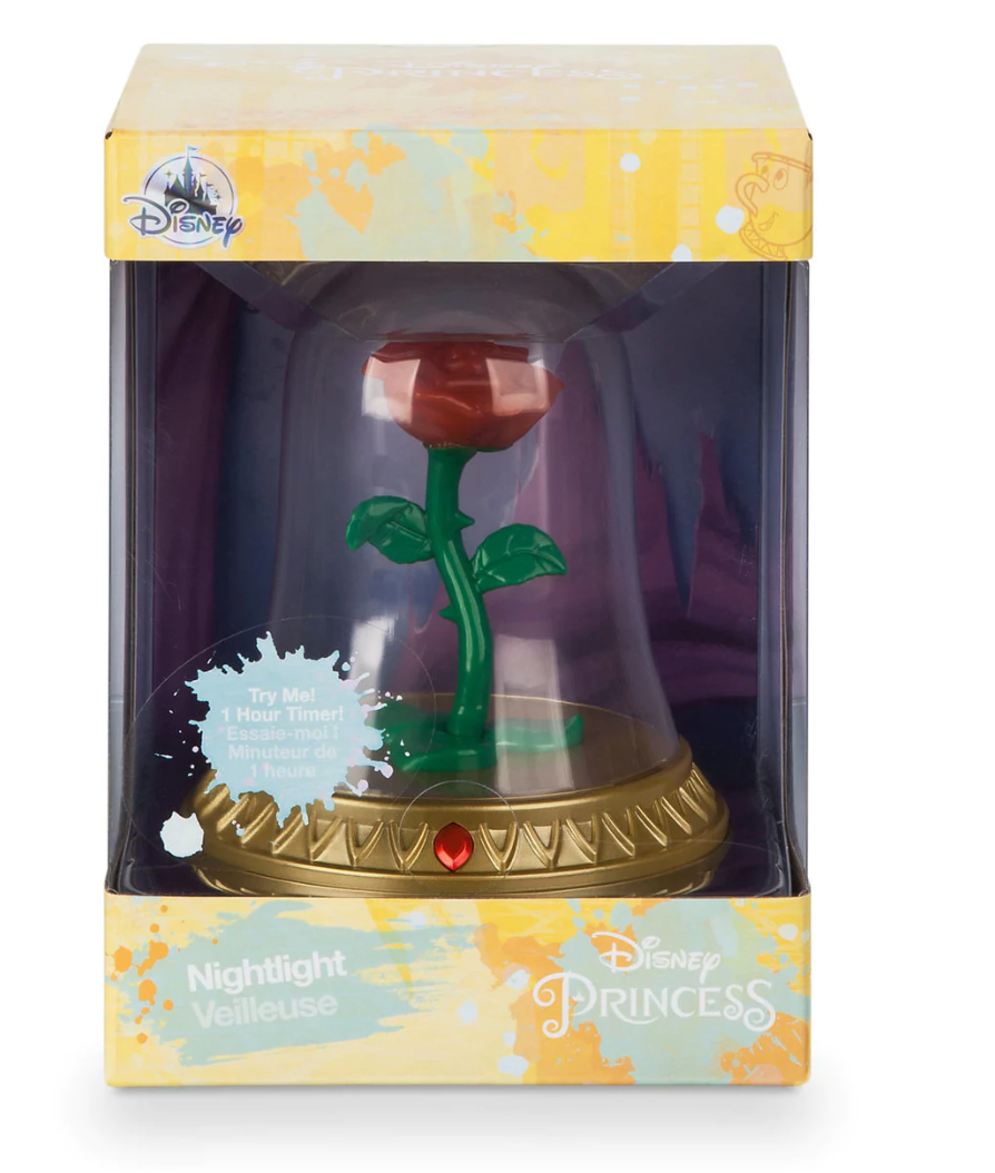 Disney Princess Beauty and the Beast Enchanted Rose Nightlight New wit – I  Love Characters