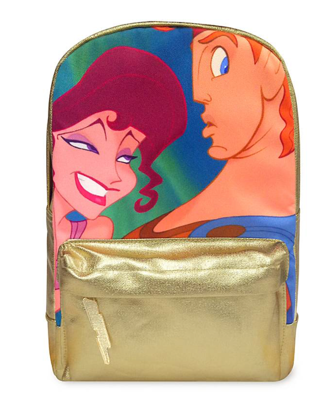 NEW Disney Hercules Megara Meg Pegasus Gold Metallic Oh My Disney Backpack Bag Disney Store Hercules Backpack Megara Pegasus Gold Metallic  main image 4