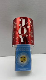 Bath and Body Works Christmas JOY Light Up 24/7 Wallflowers New