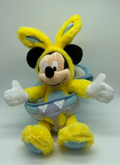 Disney Parks Yellow Bunny Mickey in Easter Egg Plush New with Tag