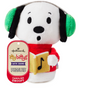Hallmark Christmas Itty Bittys Peanuts Snoopy Caroling Musical Plush New w Tag