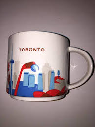 Starbucks You Are Here Toronto Ontario Canada Ceramic Coffee Mug New With Box