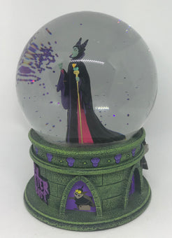 Disney Parks Maleficent I’m A Monster At Heart Light Up Snowglobe Halloween New