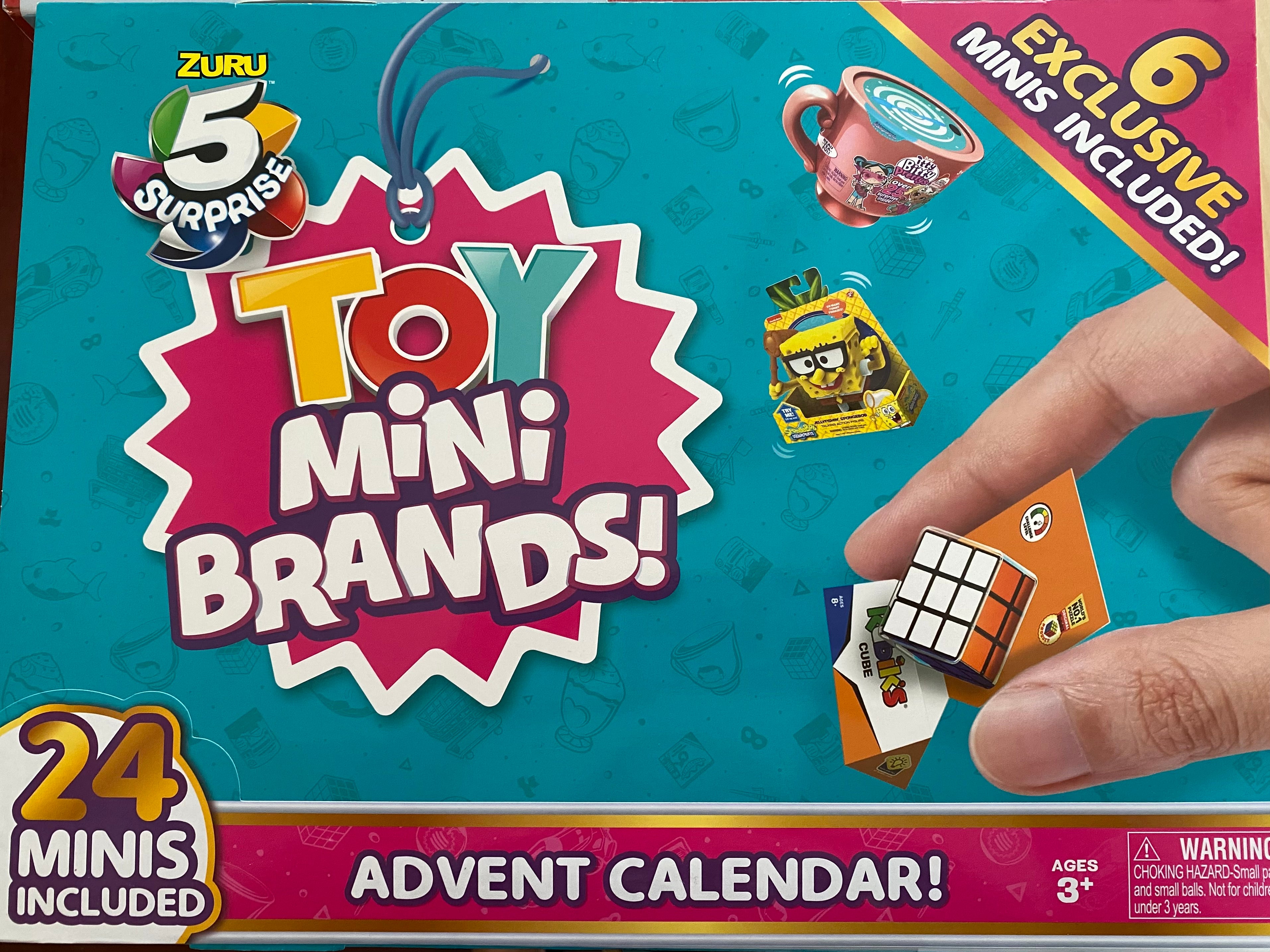 Toy Mini Brands Christmas Advent Calendar 24 Minis 6 Exclusive