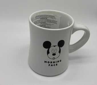 Disney Parks Mickey Morning Face Coffee Mug New