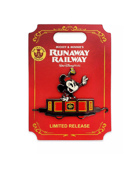 Disney Parks Mickey and Minnie Runaway Railway Minnie Limited Pin New with Card