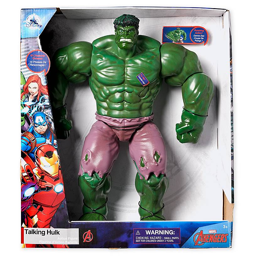 Disney Marvel Avengers Hulk Talking Action Figure New with Box – I Love  Characters
