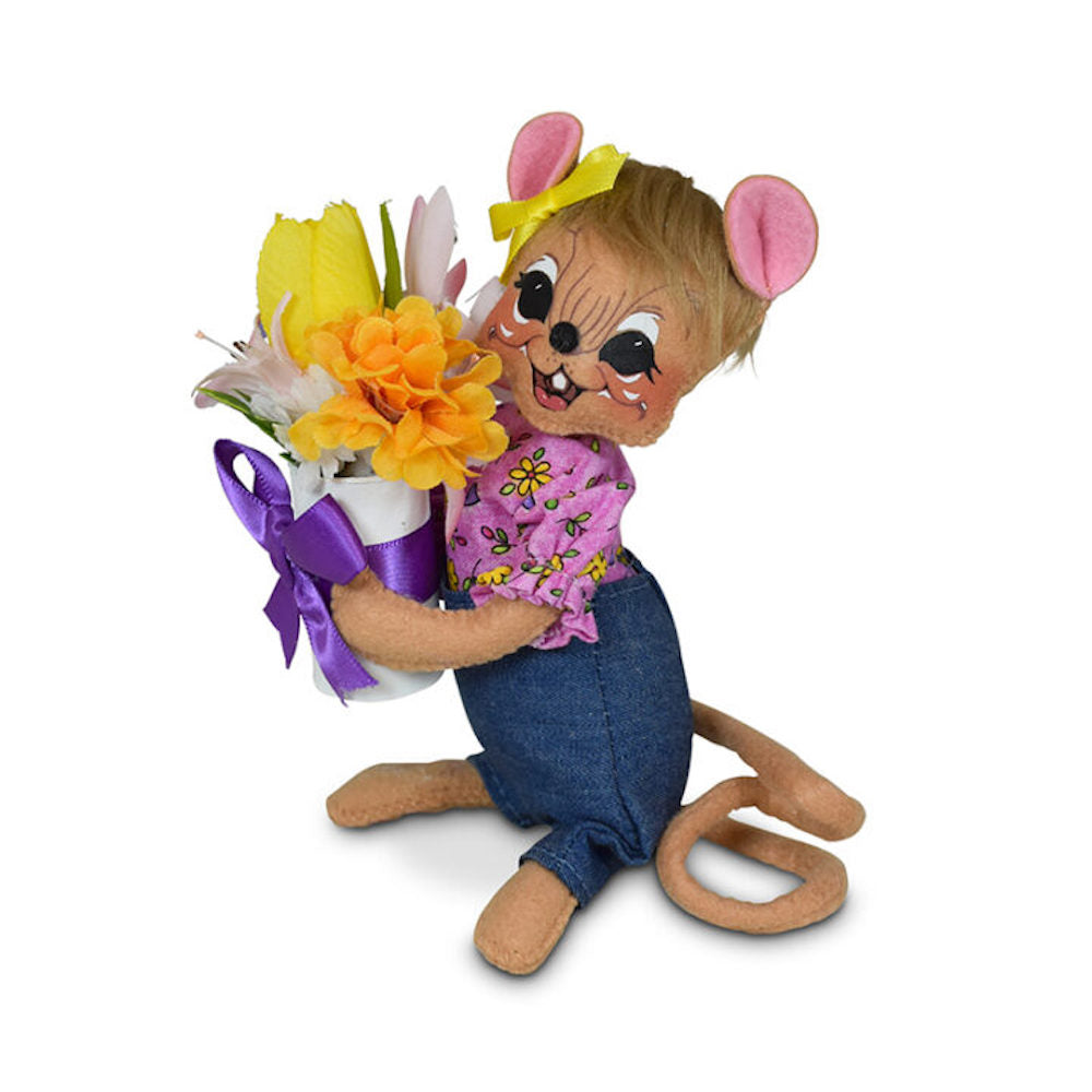 Annalee Dolls 2023 Everyday 6in Flowers for You Mouse Plush New with Tag