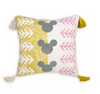 Disney Geometric Design with Mickey Icons Throw Pillow New with Tag