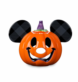 Disney Parks Mickey Jack o'Lantern Halloween Votive Candle Holder Boo! New
