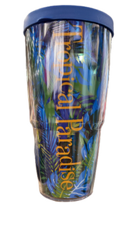Disney Caribbean Beach Resort Tropical Paradise Mickey Minnie Tervis Tumbler New