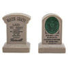 Disney Haunted Mansion Tombstone Leota Master Gracey Salt and Pepper Shaker New
