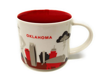 Starbucks You Are Here Oklahoma Ceramic Coffee Mug New With Box