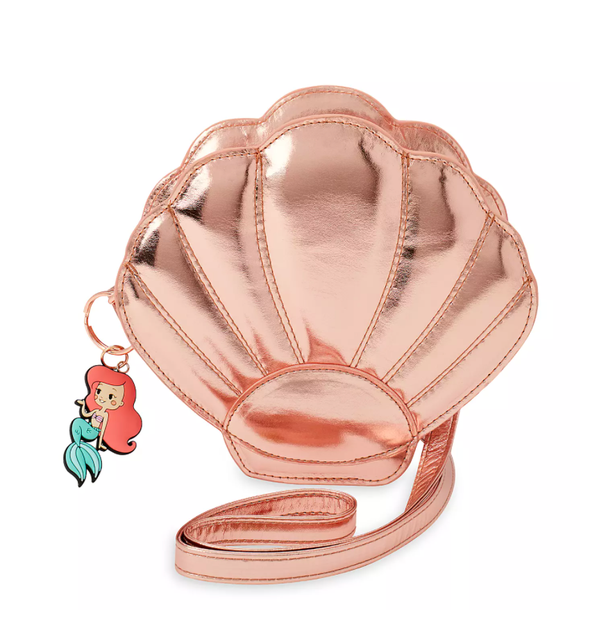 Disney Ariel The Little Mermaid Metallic Rose Gold Shell Fashion