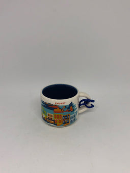 Starbucks Coffee You Are Here Thailand Phuket Ceramic Ornament Espresso Mug New