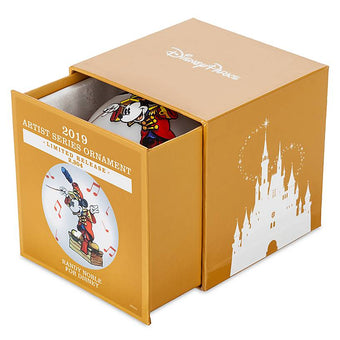 Disney Parks Mickey Band Leader Artist Series Limited Ball Ornament New with Box